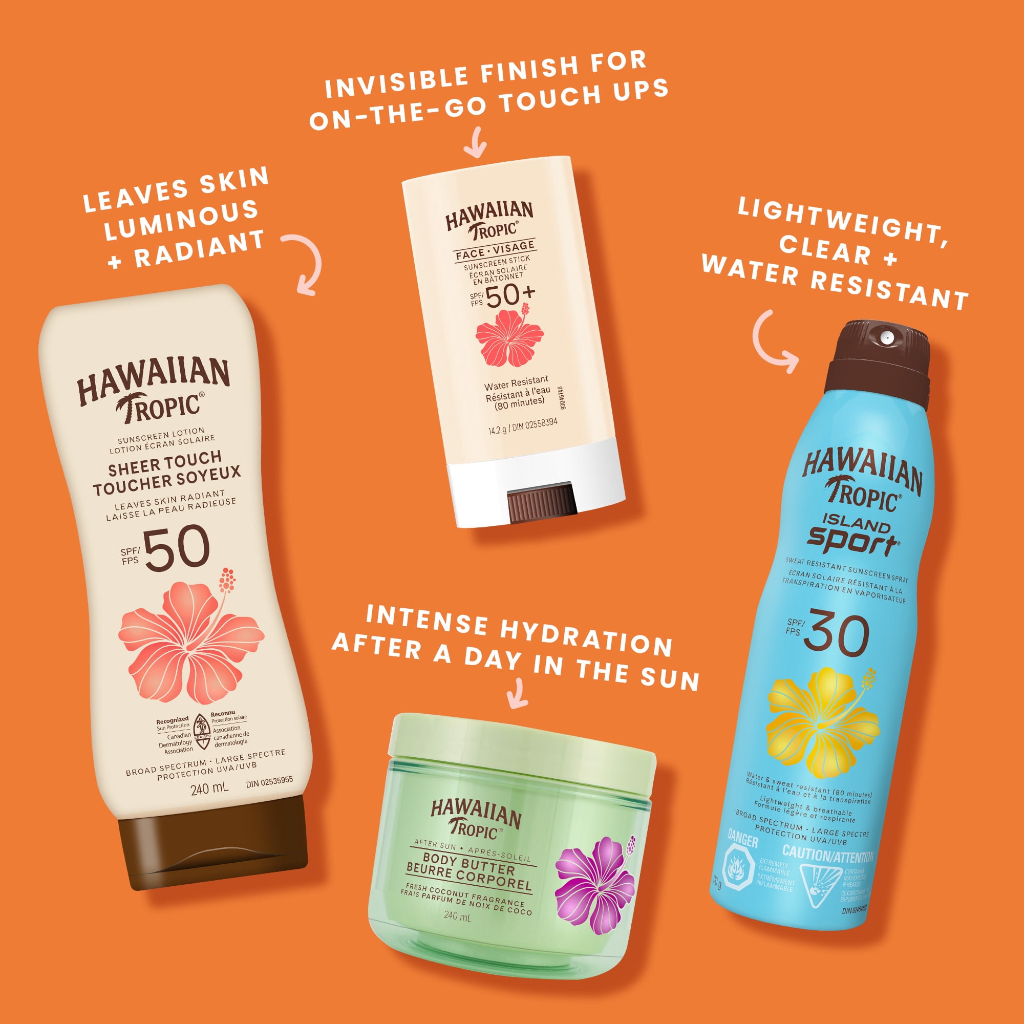 Écran solaire Silk HydrationMD WeightlessMC en vaporisateur de Hawaiian TropicMD, FPS 50
