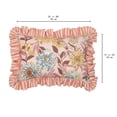 thumbnail image 3 of Mainstays 13x20" Ruffle Lumbar Decorative Cushion, Multi, All Ages., 3 of 5
