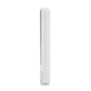 2 In 1 Hair Straightener Mini 2 In 1 Hair Straightener USB Ceramics Cordless Heating Straightening Curling Flat IronWhite