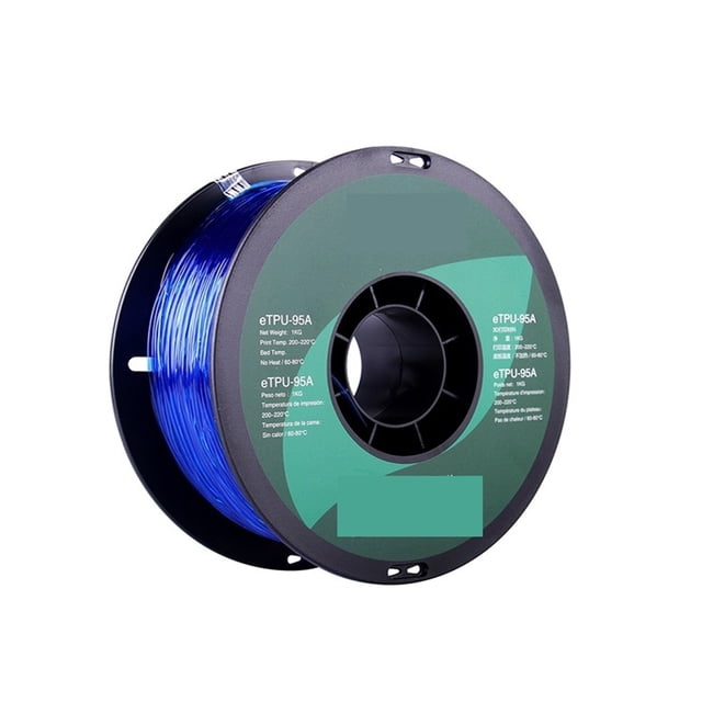 Flexible TPU Filament 1.75mm,TPU 95A 3D Printer Filament 1KG 2.2 LBS Spool, 3D Printing Material For 3D Printers TPU 95A ,Smoother Printing Experience