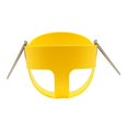 thumbnail image 4 of Heavy Duty High Back Bucket Swing - 260 Weight Capacity, Fully , Coated Swing Chain Easy Setup Yellow, 4 of 8