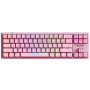 Riwcyla K71 Wired Mechanical Keyboard 71 Keys Gaming Keyboard with RGB Effect Blue Switch Detachable Data Cable Pink , perfect for daily use, outdoor activities, travel & casual occasions