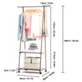 thumbnail image 3 of Amdohai Triangle Coat Rack Steel Tube Removable Large Capacity Hanging Clothes Tree Quilt Shoes Bags Boxes Hanger Stand Organizer, 3 of 8