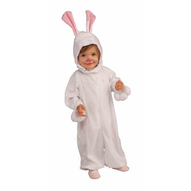 Costume de Petit Lapin Blanc de Rubies pour Enfants, Taille Unisexe Petite