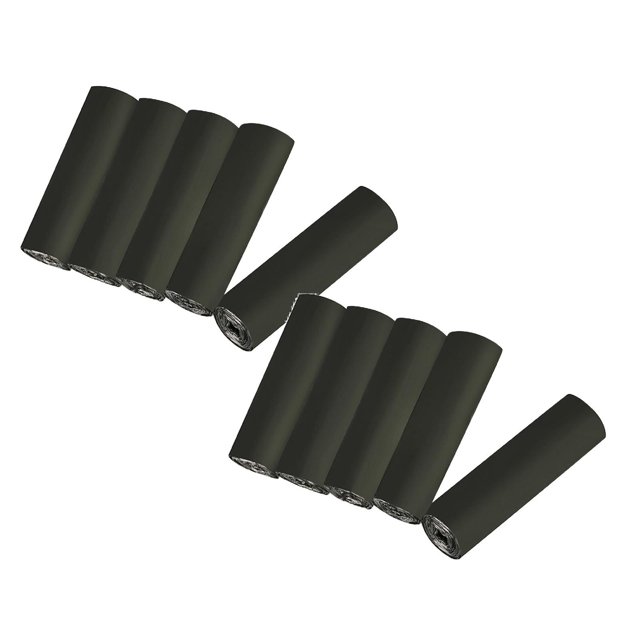 Oleegame 2PC 5 Portable Camping Festival Toilet Home Clean Composting Biodegradable Bag Black