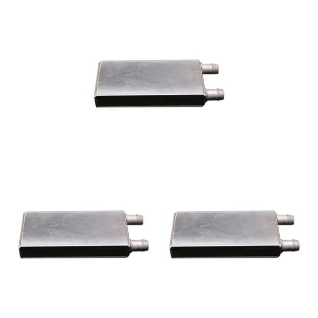 Shengyu Aluminum CPU Liquid Water Cooling Block Accessories Computer Component PC Fitting Heatsink Blocks Heatsinks Parts 40*120mm 3Set