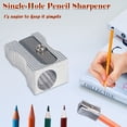 thumbnail image 1 of Agiferg Creative Single-hole Metal Aluminum Alloy Pencil Sharpener, 1 of 8