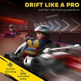 thumbnail image 4 of Aosom Kart Électrique 24V, Kart de Dérive pour Enfants avec Siège Réglable, Blanc, 4 of 10