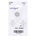 thumbnail image 3 of LA VOGUE Shank Button, White, 15 mm (0.59 in), 3 of 6