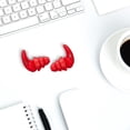 thumbnail image 3 of Sleeping Earplugs Silicone Earbuds Noise Reduction Reusable Earplugs for Office Home, Red, 3 Layers, 3 of 9