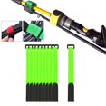 thumbnail image 4 of 10 Pieces Fishing Rod Straps , Reusable Fishing Rod Belts Ties Stretchy Elastic Light Green, 4 of 8