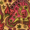 thumbnail image 1 of Ahgly Company Machine Washable Indoor Square Transitional Saffron Red Area Rugs, 4' Square, 1 of 7