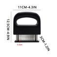 thumbnail image 3 of Qaailabf 48 Needle Meat Tenderizer Tool with Locking Mechanism - Stainless Steel Blades with ABS Plastic Handle - Marinade Time Reducer for Beef, Chicken, Lamb - Dishwasher Safe Meat Piercer with, 3 of 10