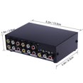thumbnail image 2 of MT-431AV Commutateur AV 4 Voies RCA Commutateur 4 en 1 Sortie Composite Vidéo L/R Audio Sélecteur, 2 of 6