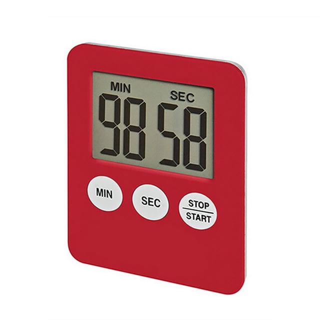 EGNMCR Large Digital LCD Kitchen Cooking Timer Count-Down Up Clock Alarm Magnetic Kitchen timer