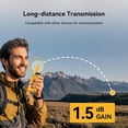 thumbnail image 3 of Retevis RT68 Rechargeable Walkie Talkies 4 Pack, Outdoor Camping Essentials Rugged, VOX, 16 CH Two Way Radio, 1200mAh Li-ion Battery, Family Hiking Cycling Radios Walkie Talkies Long Range for Adults, 3 of 9