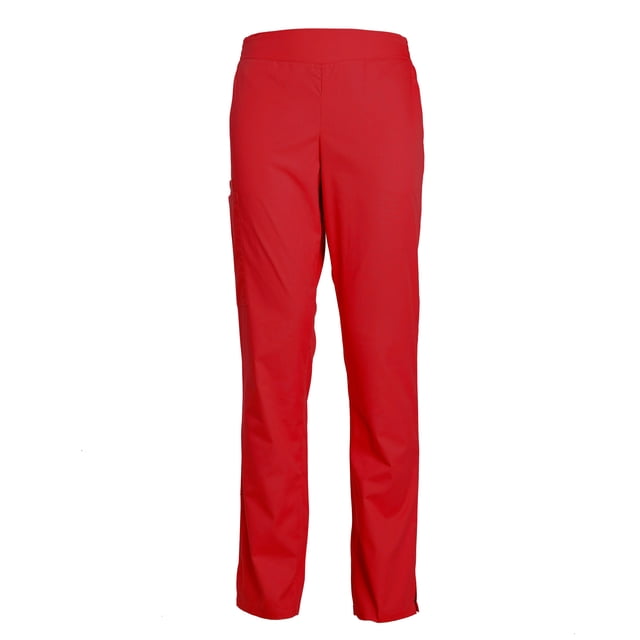Pantalon d'Uniforme d'Infirmière pour Femmes Coupe Ajustée Jambe Évasée Taille Élastique