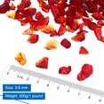 thumbnail image 2 of 1 Pound Fire Glass Stone, 3-6mm Reflective Fire Pit Glass Rock for Fireplace, Red, 2 of 6