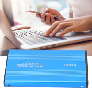 Portatif 2.5" 2TB Serrure externe du disque dur, USB2.0 Portable HDD/SSD Boîte à disque dur, pour les ordinateurs portables/OS X stockage de données externes, prise et jouer
