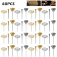 thumbnail image 4 of 3mm Steel Cleaning Wire Brush Wheel Cup Brush Polishing Accessory Kit Grinder Rotating Tool, 4 of 16