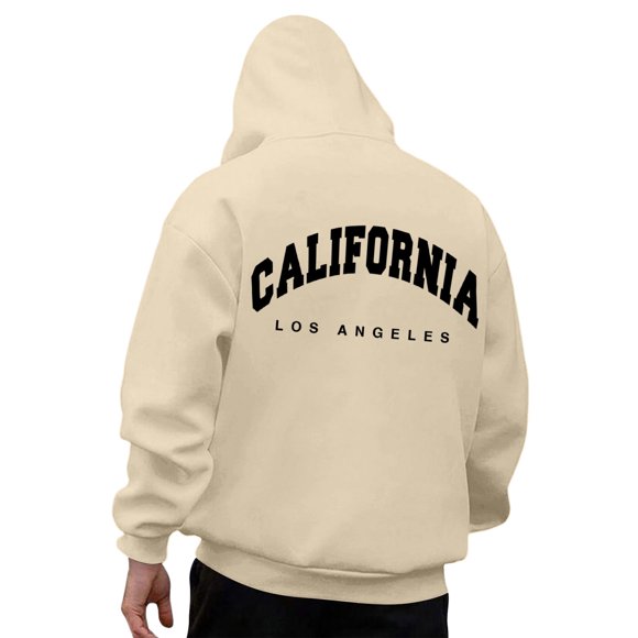 LUOGENLI Hoodies for Men Pullover Camo Hoodies and Sweatshirts for Comfortable and Stylish Casual Wear Ideal for Daily Activities and Outdoor Adventures Hoodies for Men Graphic Beige Size M