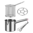 thumbnail image 3 of veasfak Casserole de Friteuse Profonde Polyvalente Plateau Vapeur Portable Fournitures de Cuisine Poêle de Friteuse g, 3 of 9