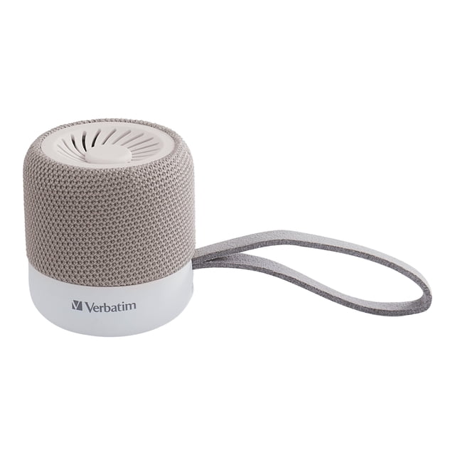 Verbatim sans fil Mini Haut-parleur Bluetooth - haut-parleur - pour usage portable - Bluetooth - 3 watt - blanc