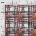 thumbnail image 1 of oneOone Cotton Poplin Fabric Swirl & Check Ikat Print Fabric By Yard 56 Inch Wide, 1 of 4
