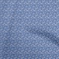 thumbnail image 1 of oneOone Cotton Poplin Medium Blue Fabric Floral Craft Projects Decor Fabric Printed By The Yard 56 Inch Wide, 1 of 4