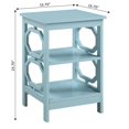 thumbnail image 4 of Convenience Concepts Omega End Table in Seafoam Green Wood Finish, 4 of 6