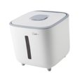 thumbnail image 3 of Lipstore Rice Container Kitchen Organization Seal Storage Box for Home Pantry Kitchen White 5 KG, 3 of 8