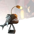 thumbnail image 4 of Retro Table Lamp Angler Fish Decorative Lamp Lamp Decorative Lamp Table with Decorative Flexible Lamp Head Artistic Table Lamp for Home Bar Cafe, 4 of 6