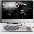 thumbnail image 1 of Clavier Mécanique à 104 Touches avec Interrupteur Bleu, RGB Rétroéclairé, USB Câblé, Clavier de Jeu pour Win7/ Win8/ Win10, 1 of 8
