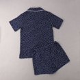 thumbnail image 3 of Ensembles de Pyjamas pour Femmes Été Manches Courtes Vêtements d'Intérieur Vêtements de Nuit, 3 of 8
