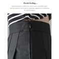 thumbnail image 3 of Women High-Waist Half-Dress A-Line Spring Summer Fall Girl Pleated Short skirt, 3 of 9
