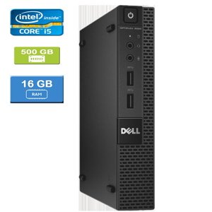 Rénové: DELL 9020 MICRO Intel Core i5-4570T 2.90 GHz, 16GB, 500GB HDD, Gagner 10 Pro