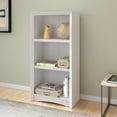 thumbnail image 2 of CorLiving Quadra 3-Tier Engineered Wood Adult Bookcase with 2 Adjustable Shelves, 2 of 4