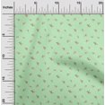 thumbnail image 1 of oneOone Polyester Lycra Fabric Leaves & Flower Floral Decor Fabric Printed BTY 56 Inch Wide, 1 of 4