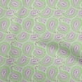 thumbnail image 1 of oneOone Cotton Poplin Green Fabric Asian Paisley Block Sewing Craft Projects Fabric Prints By Yard 56 Inch Wide, 1 of 5