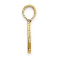 thumbnail image 2 of Diamond2Deal 14K Yellow Gold Script Letter A Initial Pendant for Women (L- 0.65inch, W- 0.5inch), 2 of 6
