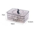 thumbnail image 2 of POINTERTECK Boîte de Rangement pour Bijoux Transparente pour Femmes Grande Capacité Boîtes à Bijoux pour Collier Boucles d'Oreilles Élastiques à Cheveux, 2 of 4