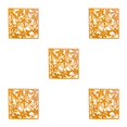 thumbnail image 1 of ZheElen 4piece Lightweight Hanging Divider Screens For Versatile Space Foldable Yellow Butterflies 5Set, 1 of 6