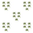 thumbnail image 2 of Baohd 5pcs/set Lifelike Artificial Flower Arrangement Low Maintenance And Realistic white 5Set, 2 of 6