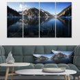 thumbnail image 1 of Pano de Lac de Montagne Frozen - Impression d'Art sur Toile Paysage, 1 of 3