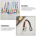 thumbnail image 2 of Mobile Phone Lanyard Adjustable Reusable Neck Hanging Rope Rope Universal Cellphone with Hook Microfiber Safety Straps Accessory Picnic Running Type 3, 2 of 7