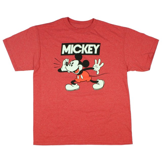 Disney T-Shirt Garçon Mickey Mouse « Hey Guys » Mickey Criant (Petit)