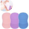 thumbnail image 4 of Silicone Face Scrubber Face Cleanser And Massager Brush Silicone Face Scrubber Exfoliating Brush Finger Face Scrubber Manual Face Scrubber For Exfoliating Deep Cleaning,Purple Makeup Brush, 4 of 9
