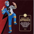 thumbnail image 5 of Blue Power Ranger Costume for Kids, Official Power Rangers Dino Fury Outfit with Mask, Child Size Small (4-6), 5 of 5