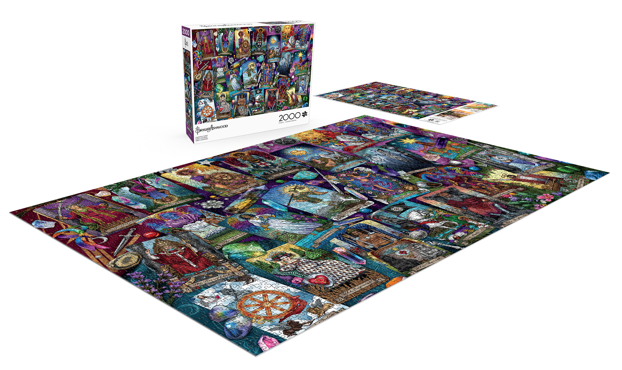 Buffalo Games Luminous Tarot Puzzle de 2000 pièces pour adultes âgés de 14 à 99 ans