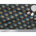 thumbnail image 3 of Soimoi Modal Satin Fabric House Architectural Decor Fabric Printed Yard 42 Inch Wide, 3 of 5